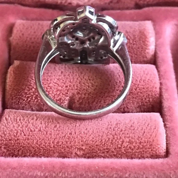 Gorgeous sterling diamond ring - Picture 6 of 16